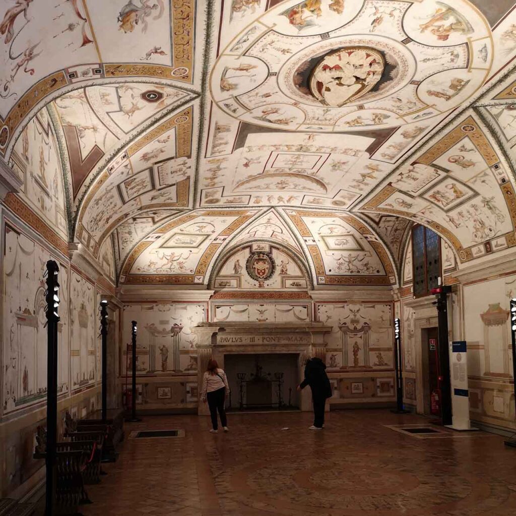 sala di apollo affreschi museo nazionale di castel sant angelo