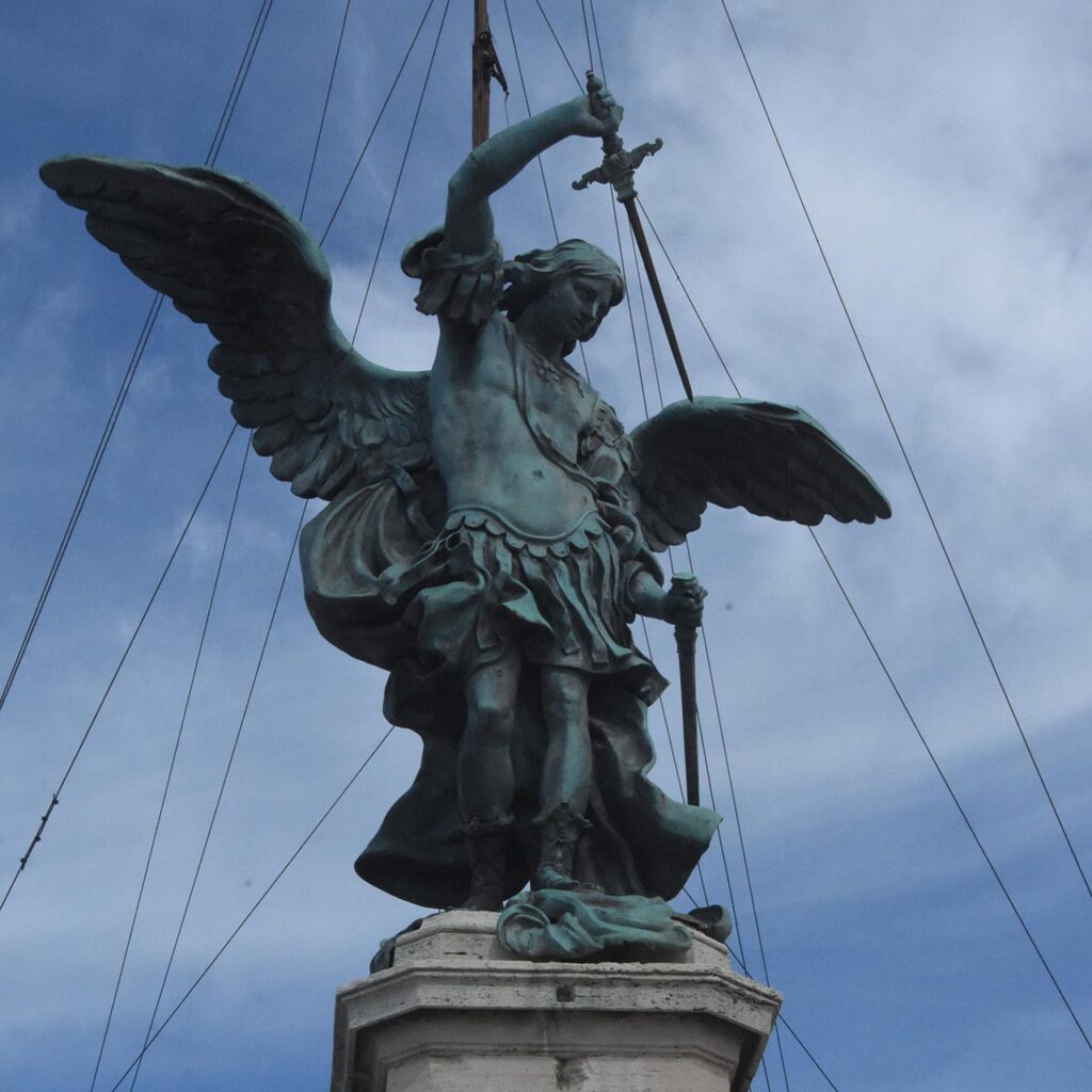 statue castel sant'angelo archangel michael
