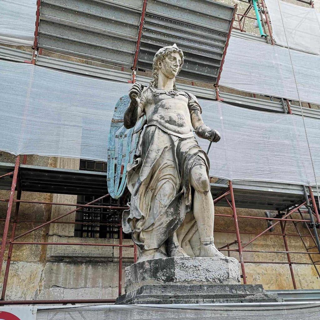 statue of saint michele archangel raffaele montelupo